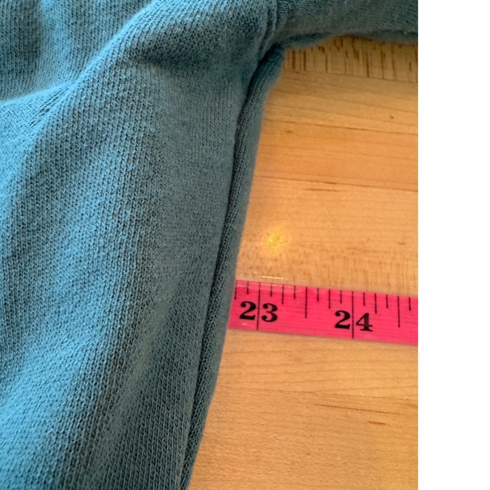 Old Navy Womens Teal Blue‎ Quarter Zip Pullover Sweatshirt Size Large - Picture 4 of 7